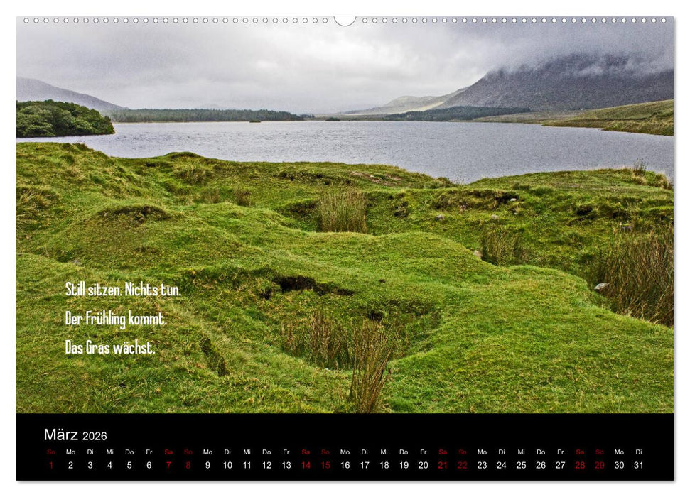 Irland - Irische Segenswünsche (CALVENDO Premium Wandkalender 2026)