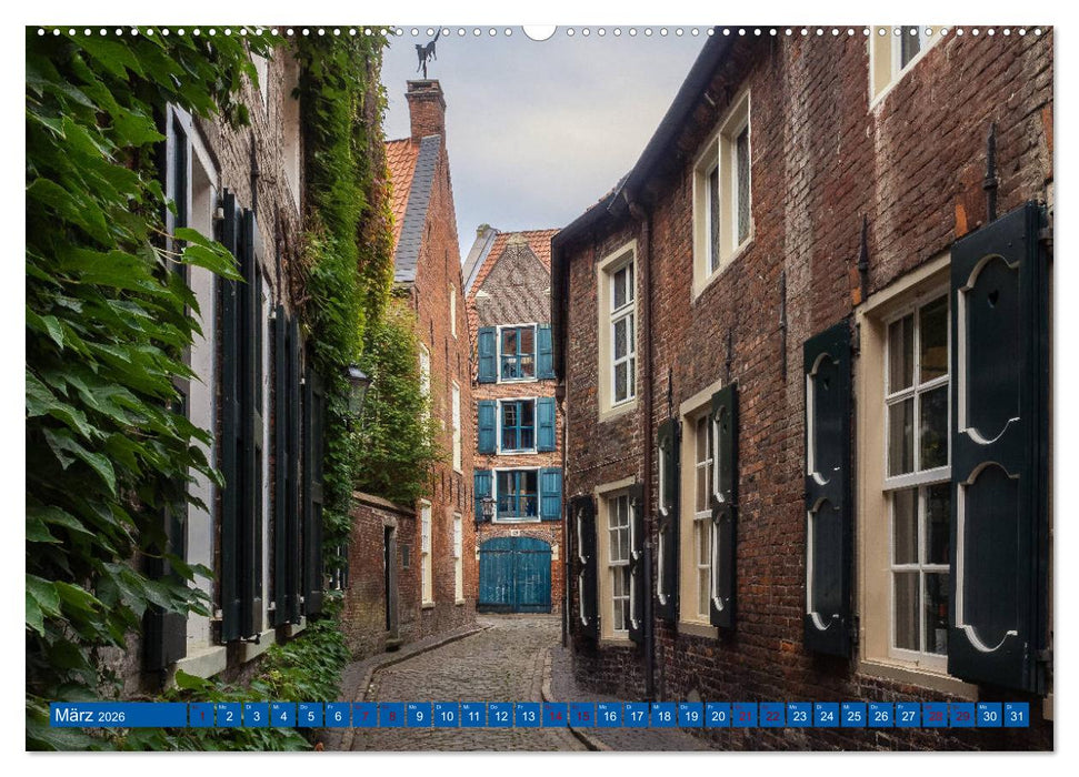 Leer - Das Tor zu Ostfriesland (CALVENDO Premium Wandkalender 2026)