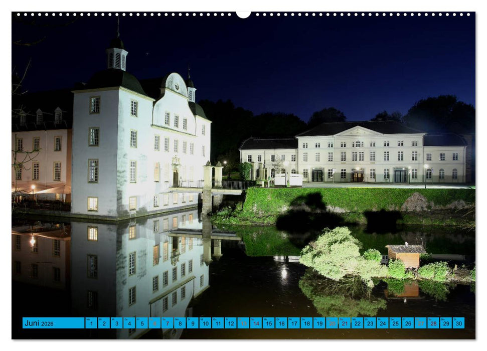 Essen Lichter der Nacht (CALVENDO Premium Wandkalender 2026)