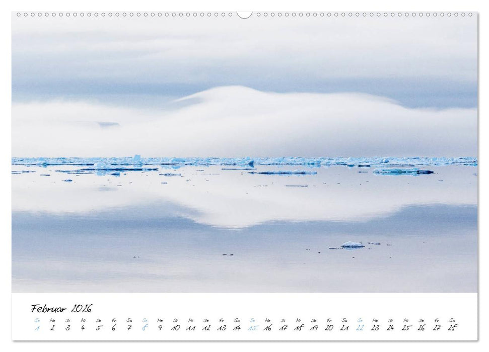 Heike Odermatt: 80° Nord - Fotografien von Spitzbergen und Nordaustland (CALVENDO Wandkalender 2026)