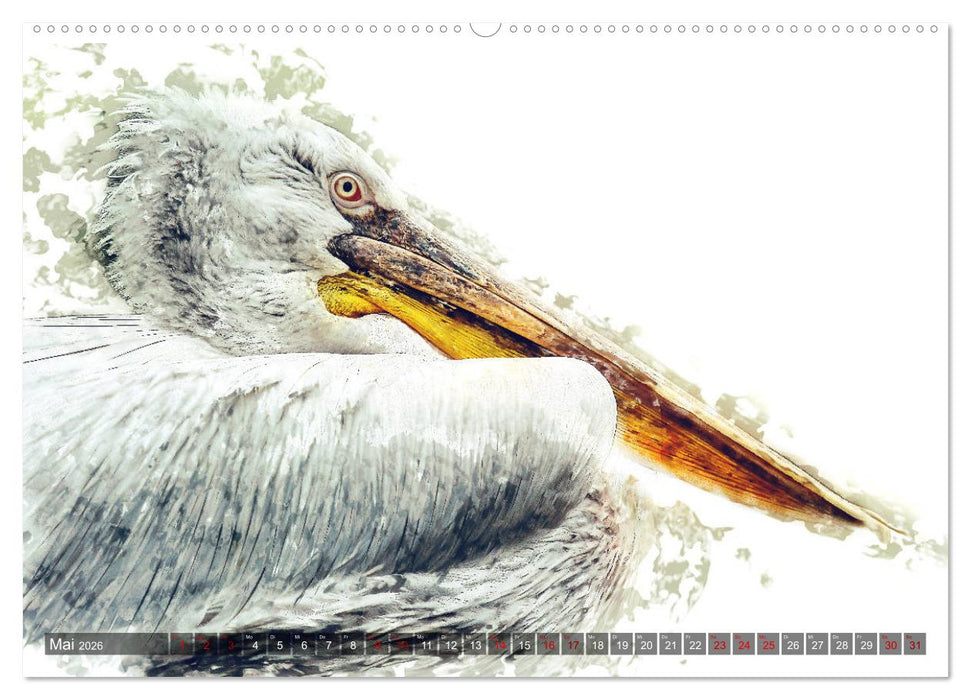 Tierportraits - Fine Art (CALVENDO Premium Wandkalender 2026)