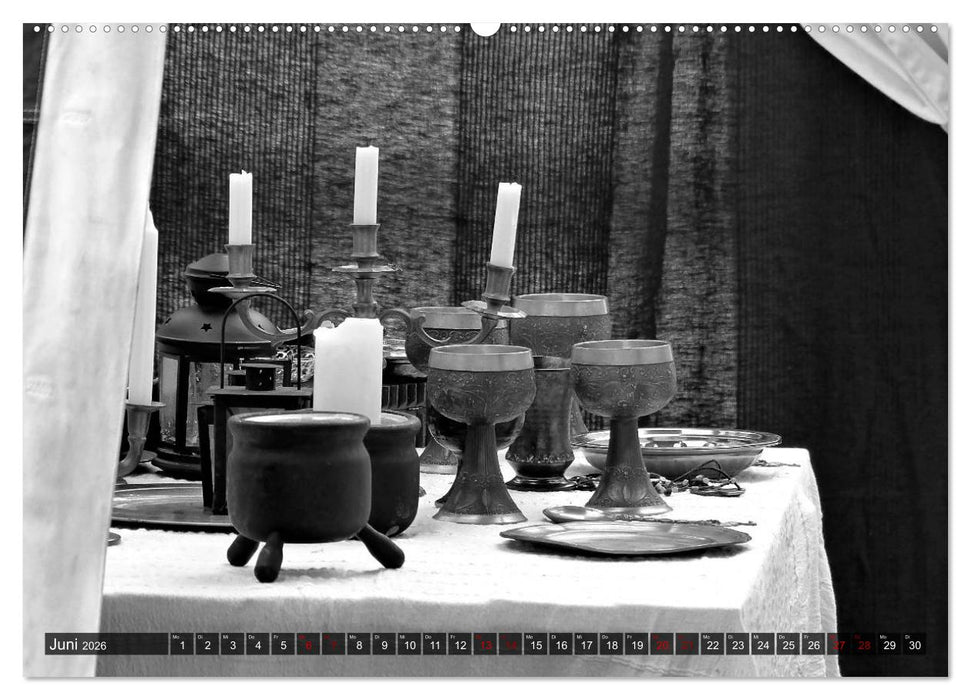 Das Mittelalter - Ein Besuch im Feldlager (CALVENDO Premium Wandkalender 2026)