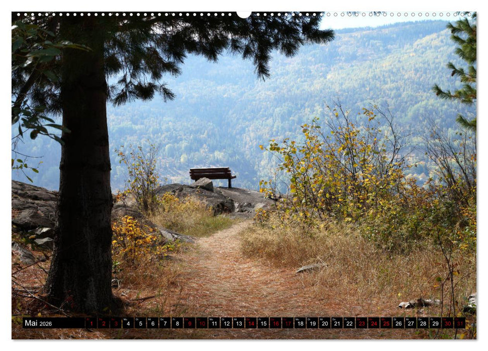 Kanadas British Columbia - Herbstzeit (CALVENDO Premium Wandkalender 2026)