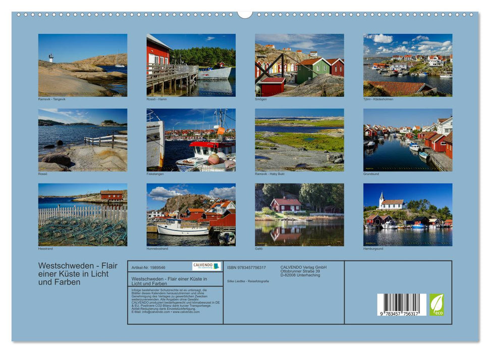 Westschweden - Flair einer Küste in Licht und Farben (CALVENDO Premium Wandkalender 2026)