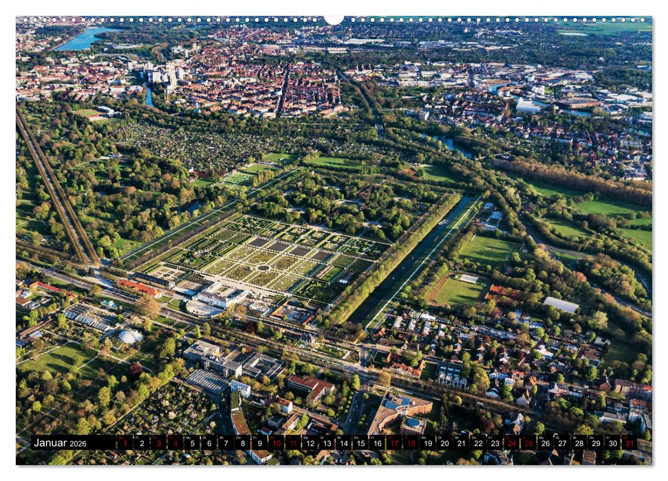 Hannover - Luftige Einblicke (CALVENDO Premium Wandkalender 2026)