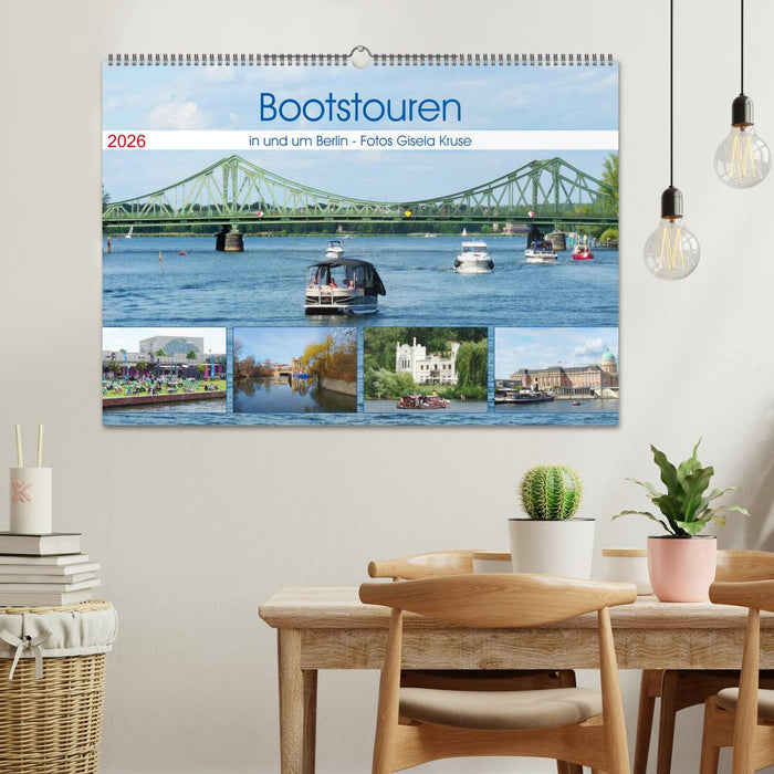 Bootstouren in und um Berlin (CALVENDO Wandkalender 2026)