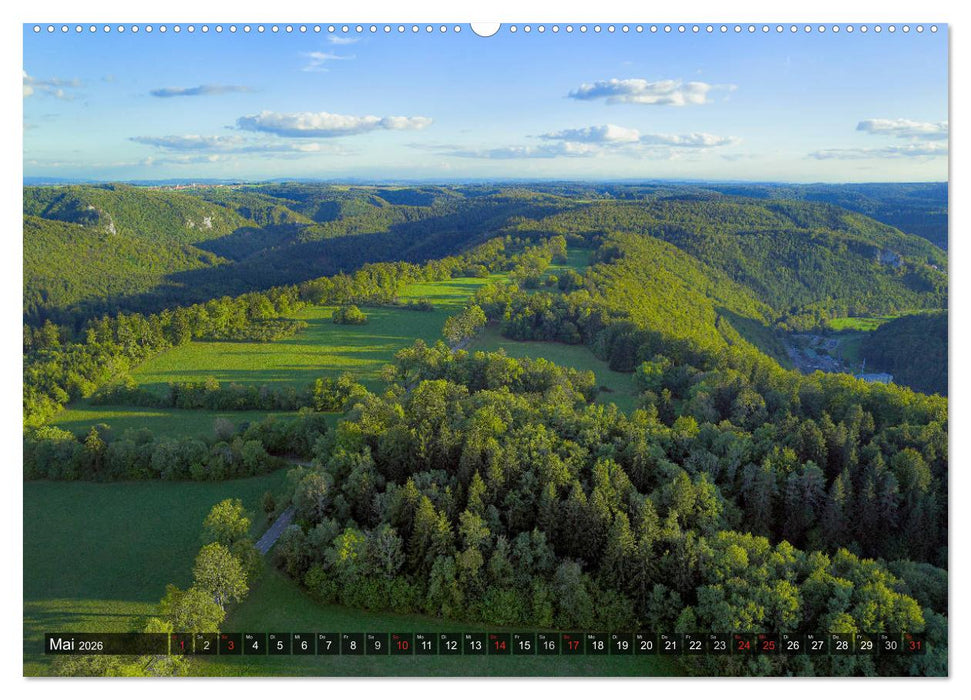 Mein Donautal aus der Luft (CALVENDO Wandkalender 2026)