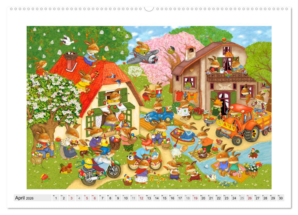 Meine kleine Wimmelwelt (CALVENDO Premium Wandkalender 2026)