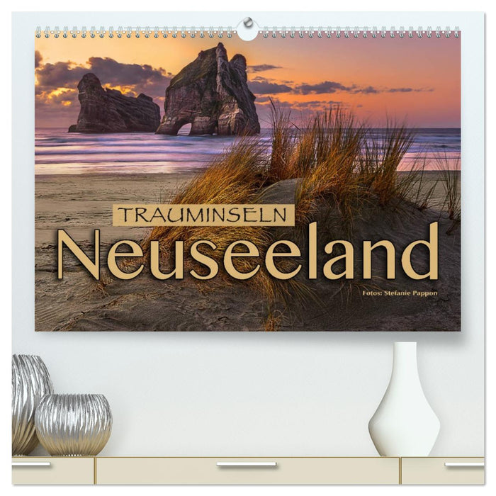 Trauminseln Neuseeland (CALVENDO Premium Wandkalender 2026)