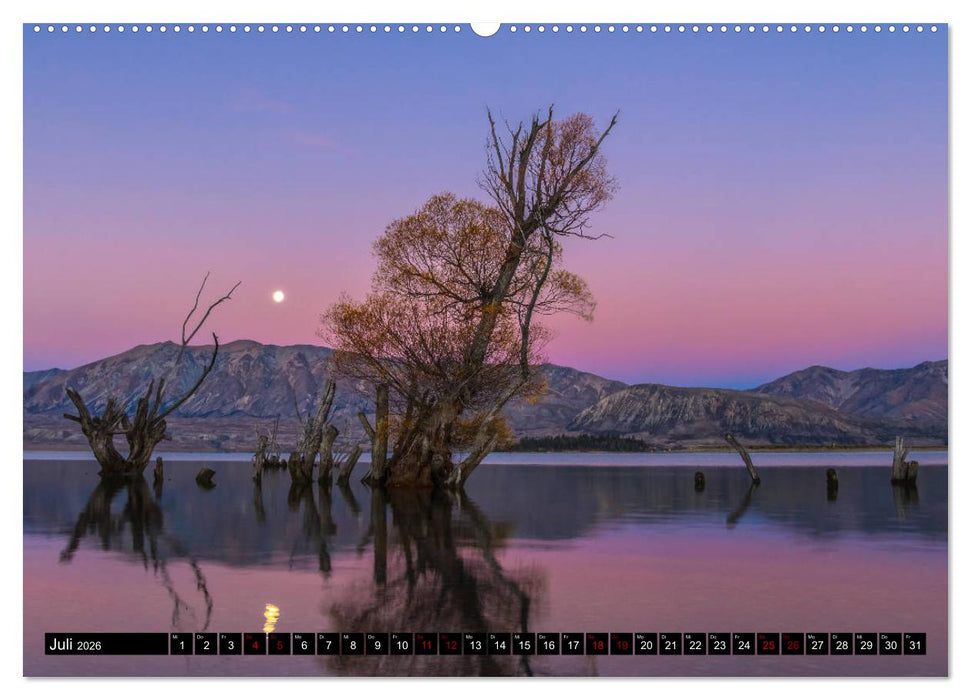 Trauminseln Neuseeland (CALVENDO Premium Wandkalender 2026)