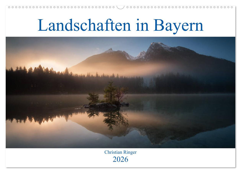 Bayerische Landschaften (CALVENDO Wandkalender 2026)