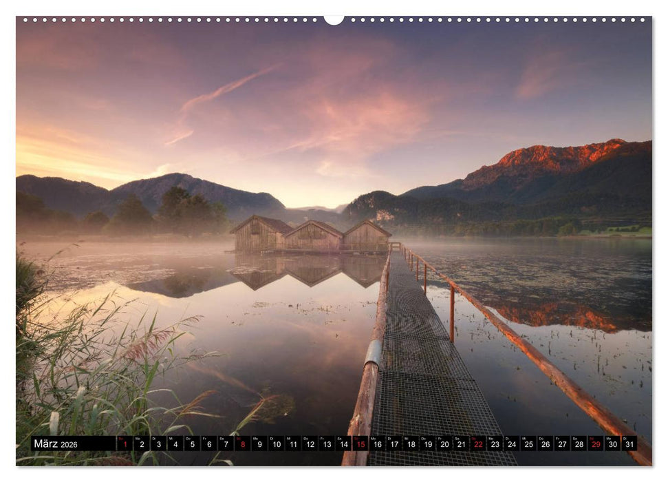 Bayerische Landschaften (CALVENDO Wandkalender 2026)