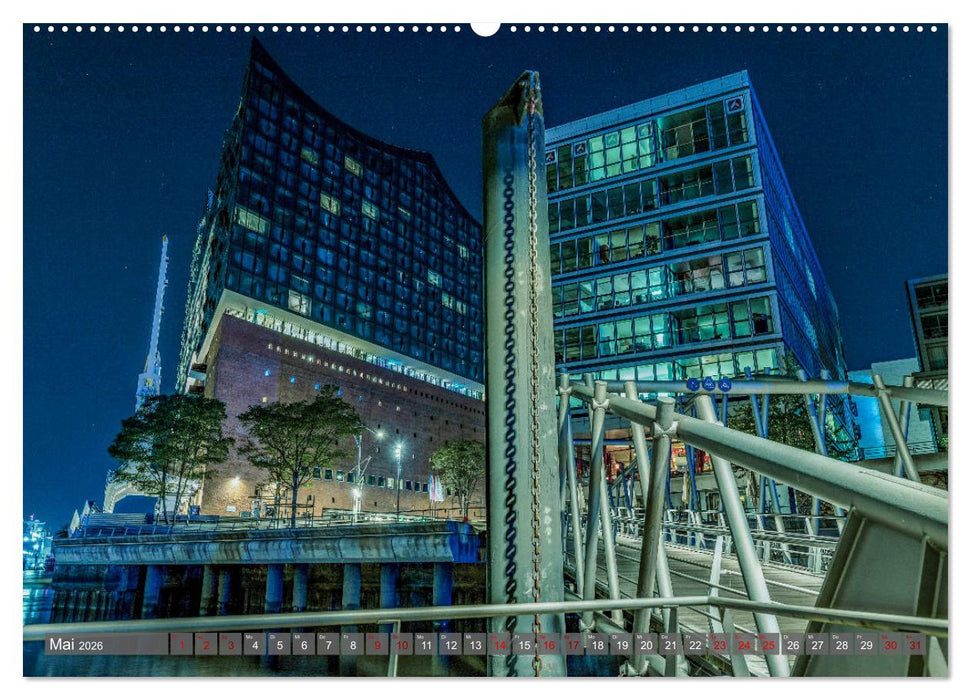 Hamburg City Vibes (CALVENDO Premium Wandkalender 2026)