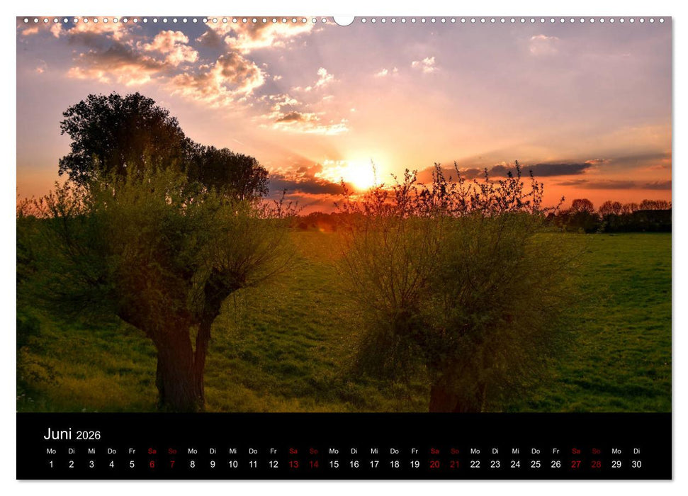 Niederrheinischer Himmel (CALVENDO Premium Wandkalender 2026)