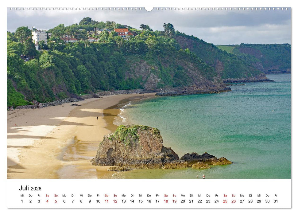 Cornwall und Wales (CALVENDO Premium Wandkalender 2026)