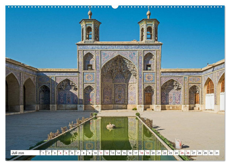 Städte des Irans - Shiraz (CALVENDO Premium Wandkalender 2026)