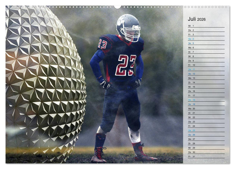 HEROES - American Football (CALVENDO Premium Wandkalender 2026)