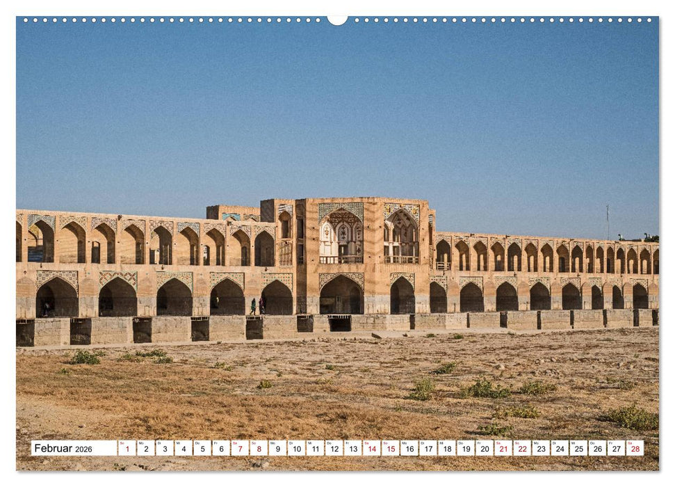Städte des Irans - Isfahan (CALVENDO Premium Wandkalender 2026)