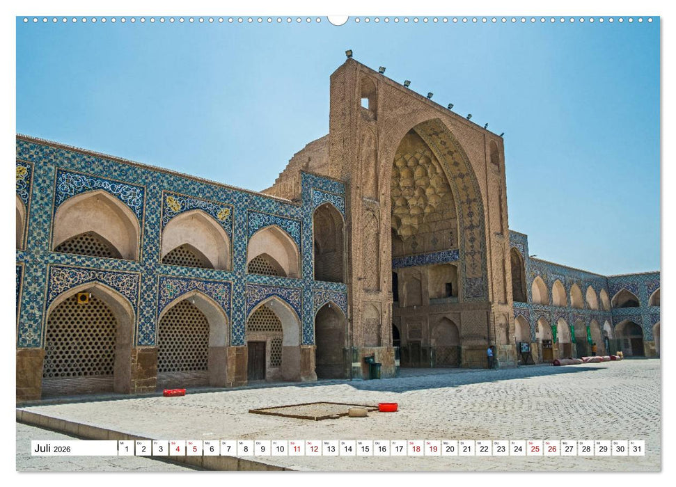 Städte des Irans - Isfahan (CALVENDO Premium Wandkalender 2026)