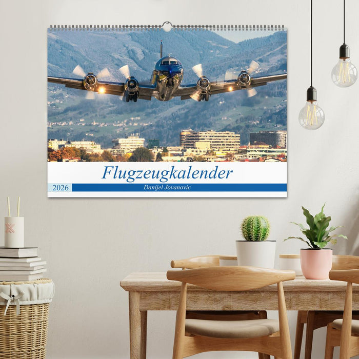 Flugzeugkalender (CALVENDO Wandkalender 2026)