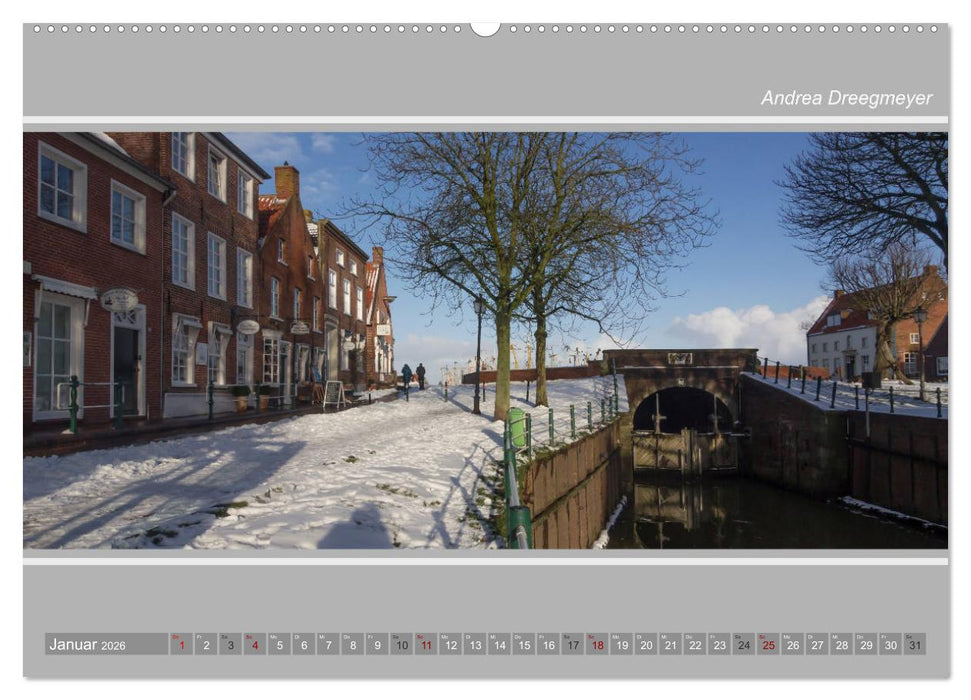 Greetsiel-Panorama (CALVENDO Premium Wandkalender 2026)