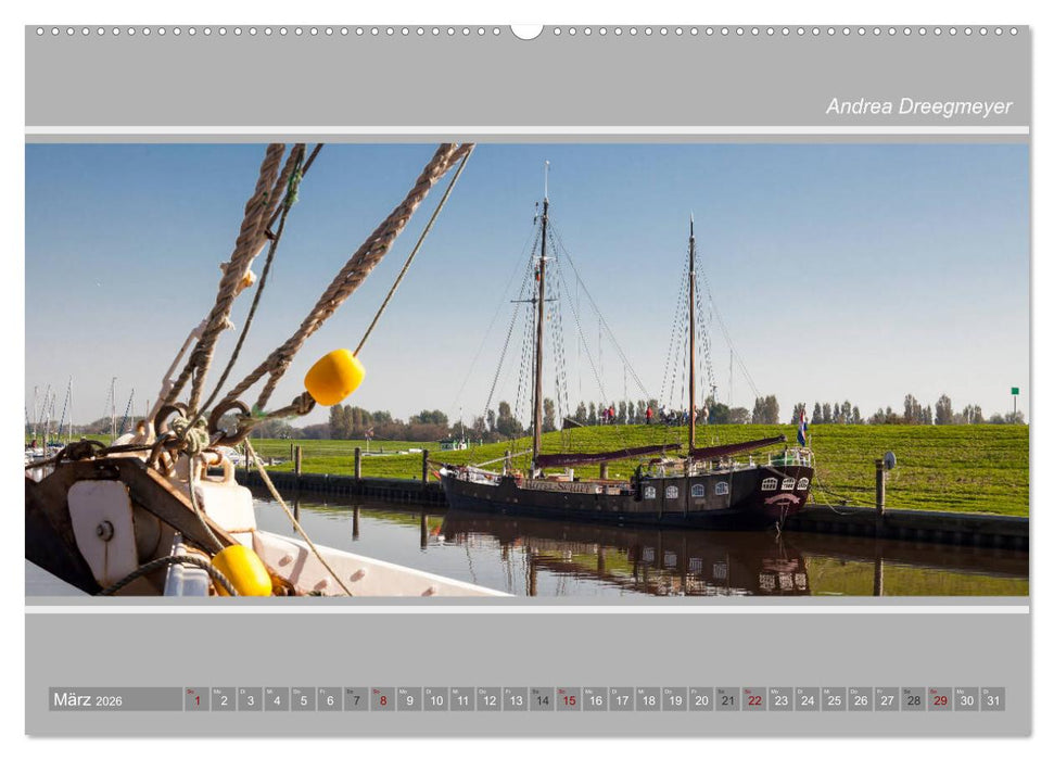 Greetsiel-Panorama (CALVENDO Premium Wandkalender 2026)