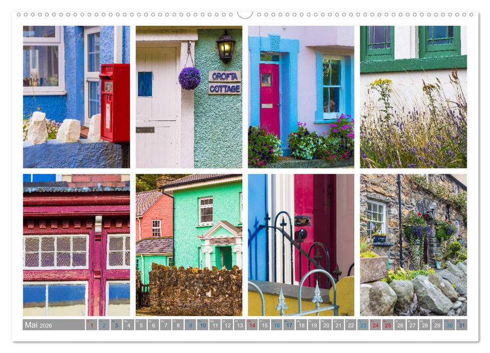 Sehnsucht Wales - Collagen eines Landes (CALVENDO Premium Wandkalender 2026)