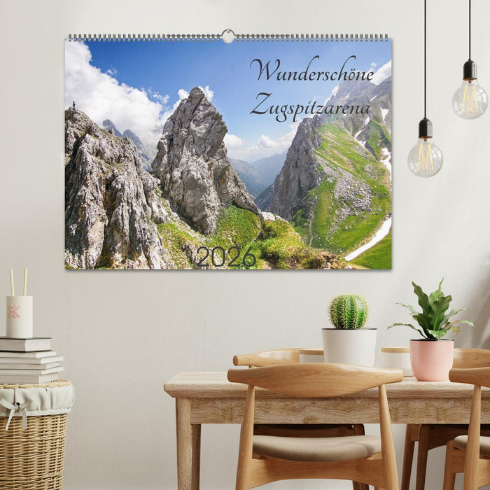 Wunderschöne Zugspitzarena (CALVENDO Wandkalender 2026)