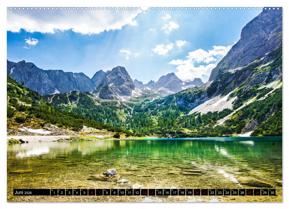 Wunderschöne Zugspitzarena (CALVENDO Wandkalender 2026)
