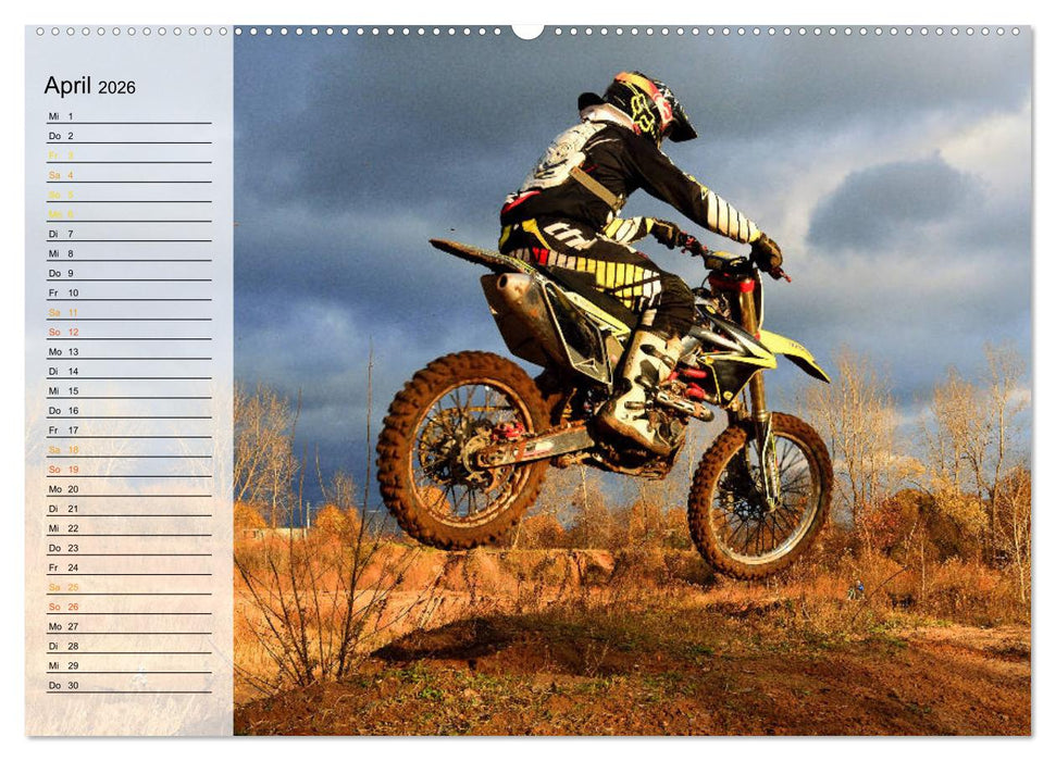 Motocross - tollkühne Kerle (CALVENDO Premium Wandkalender 2026)