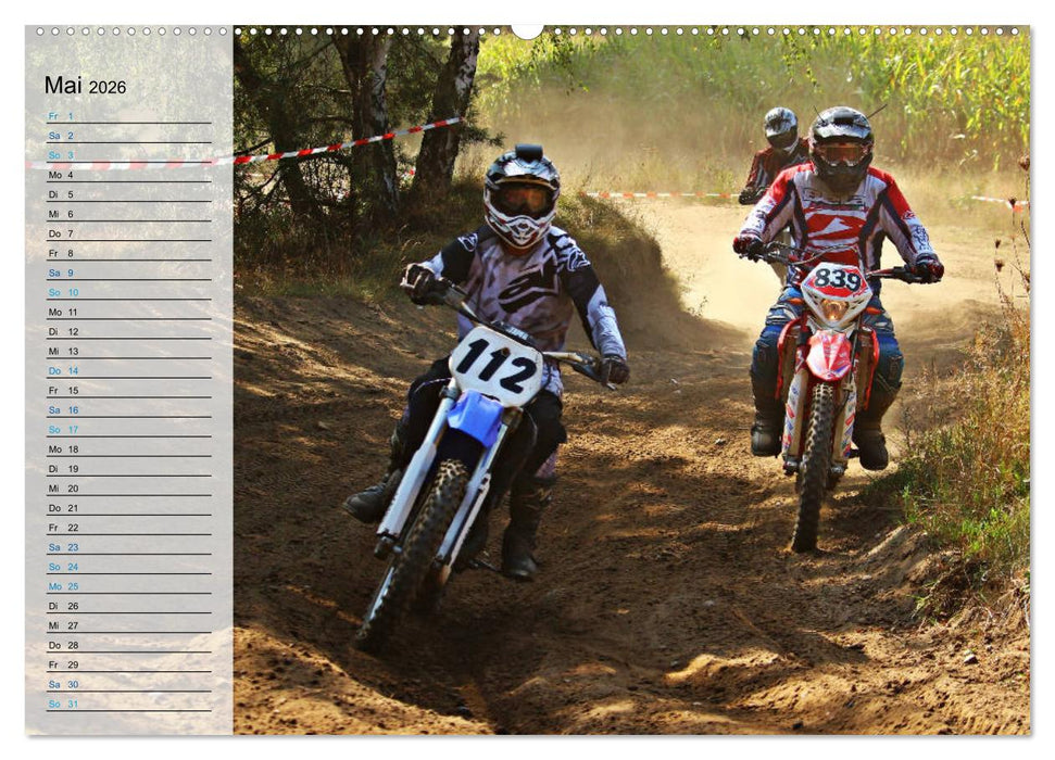 Motocross - tollkühne Kerle (CALVENDO Premium Wandkalender 2026)