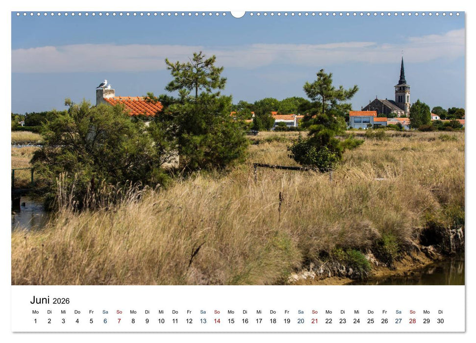 Vendée - Bilder von der Côte de Lumière (CALVENDO Premium Wandkalender 2026)