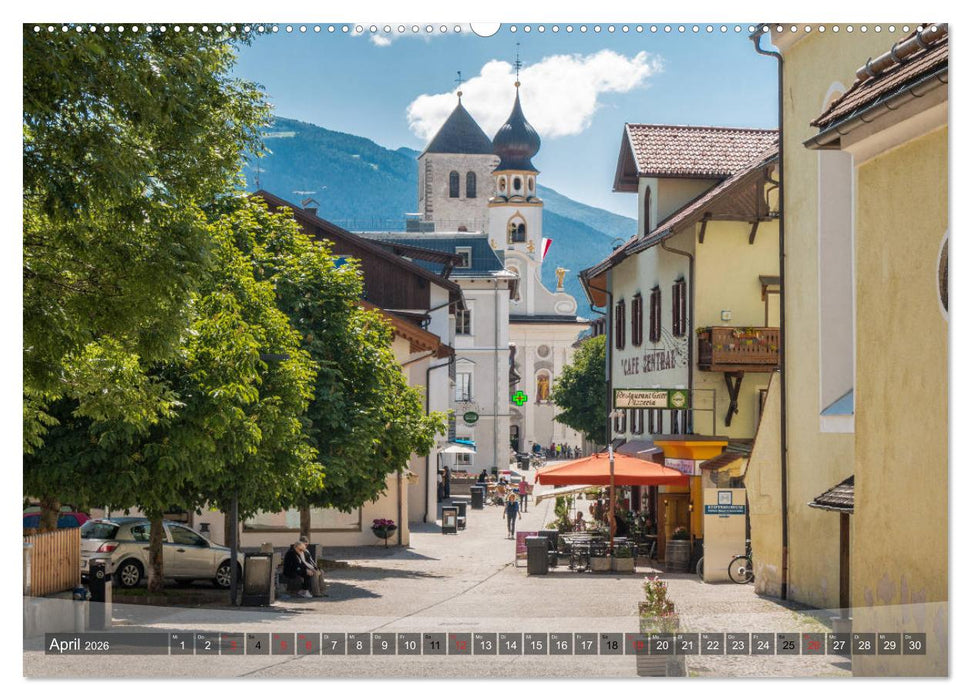 Pustertal im Osten Südtirols (CALVENDO Premium Wandkalender 2026)