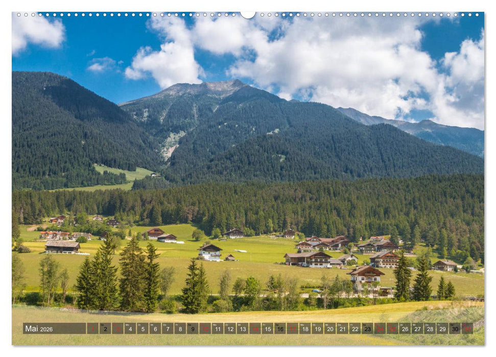 Pustertal im Osten Südtirols (CALVENDO Premium Wandkalender 2026)