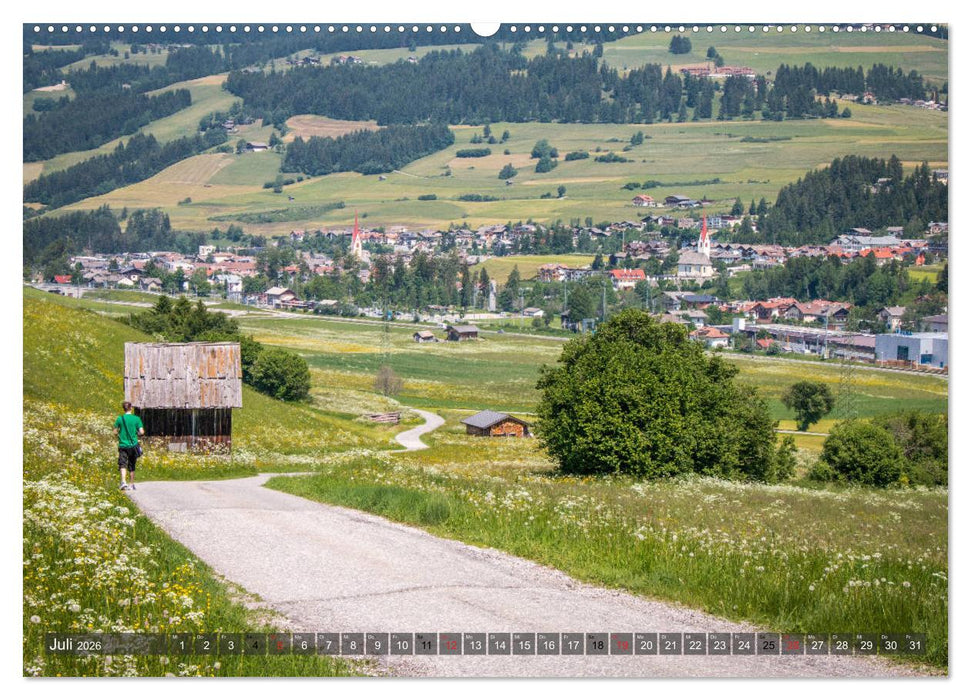 Pustertal im Osten Südtirols (CALVENDO Premium Wandkalender 2026)