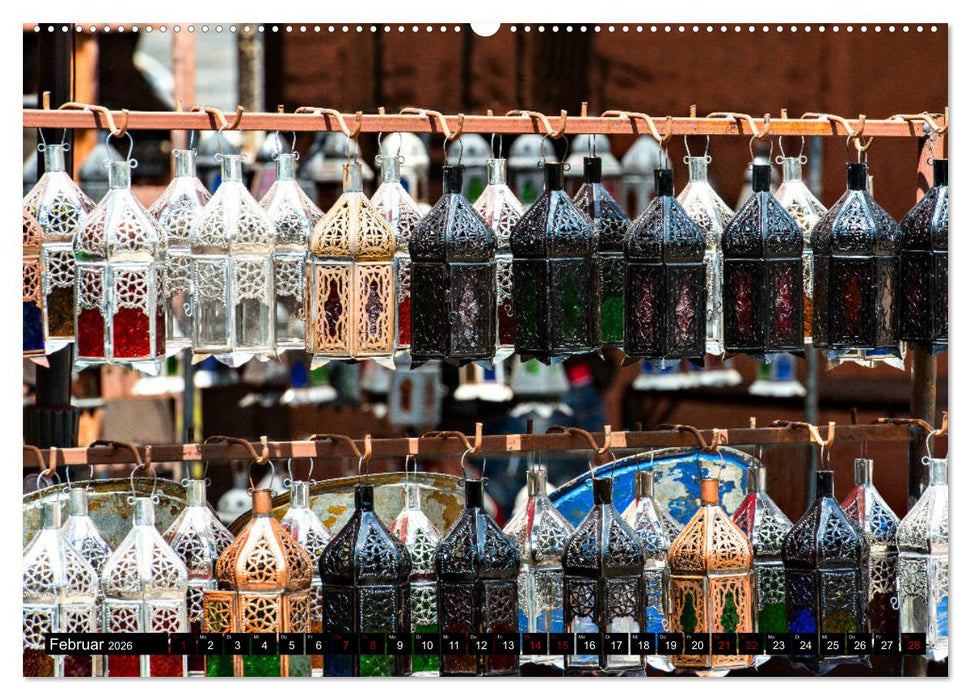 Farbiges Marokko (CALVENDO Premium Wandkalender 2026)