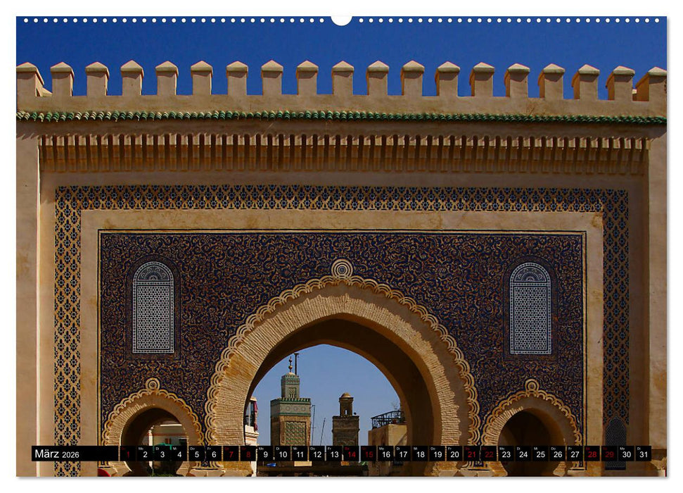 Farbiges Marokko (CALVENDO Premium Wandkalender 2026)