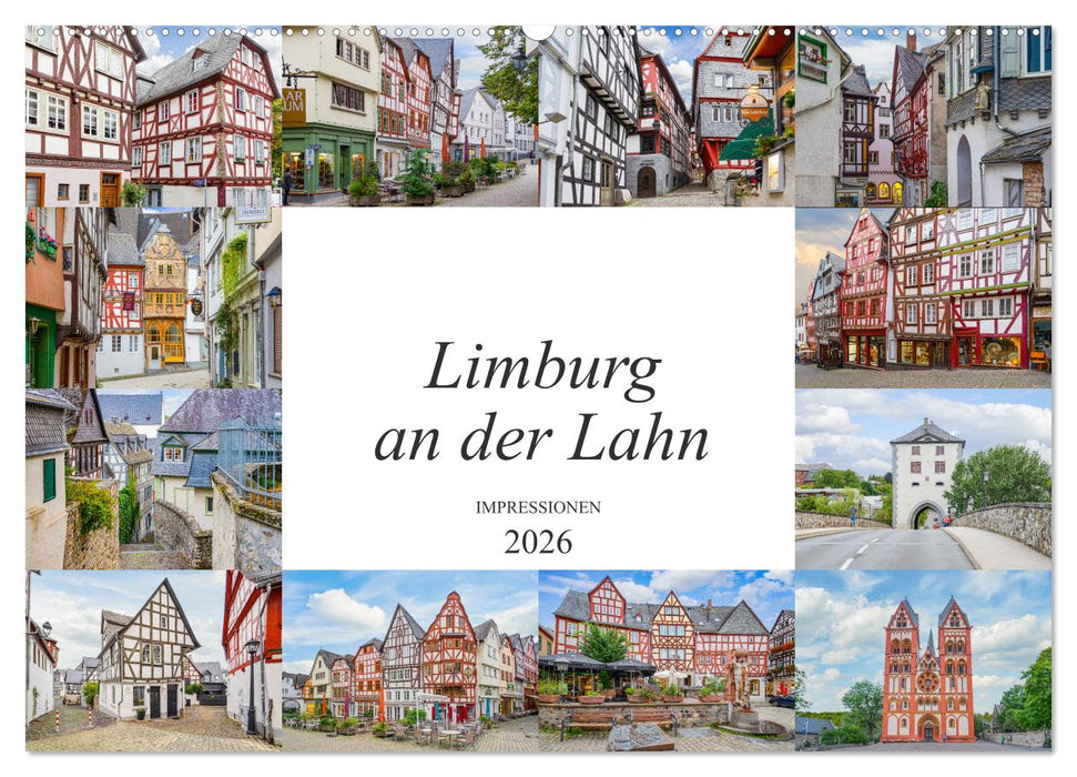 Limburg an der Lahn Impressionen (CALVENDO Wandkalender 2026)