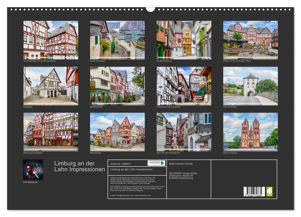 Limburg an der Lahn Impressionen (CALVENDO Wandkalender 2026)