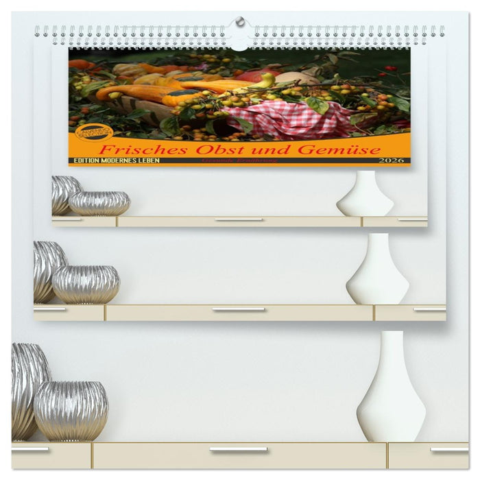 Frisches Obst und Gemüse (CALVENDO Premium Wandkalender 2026)