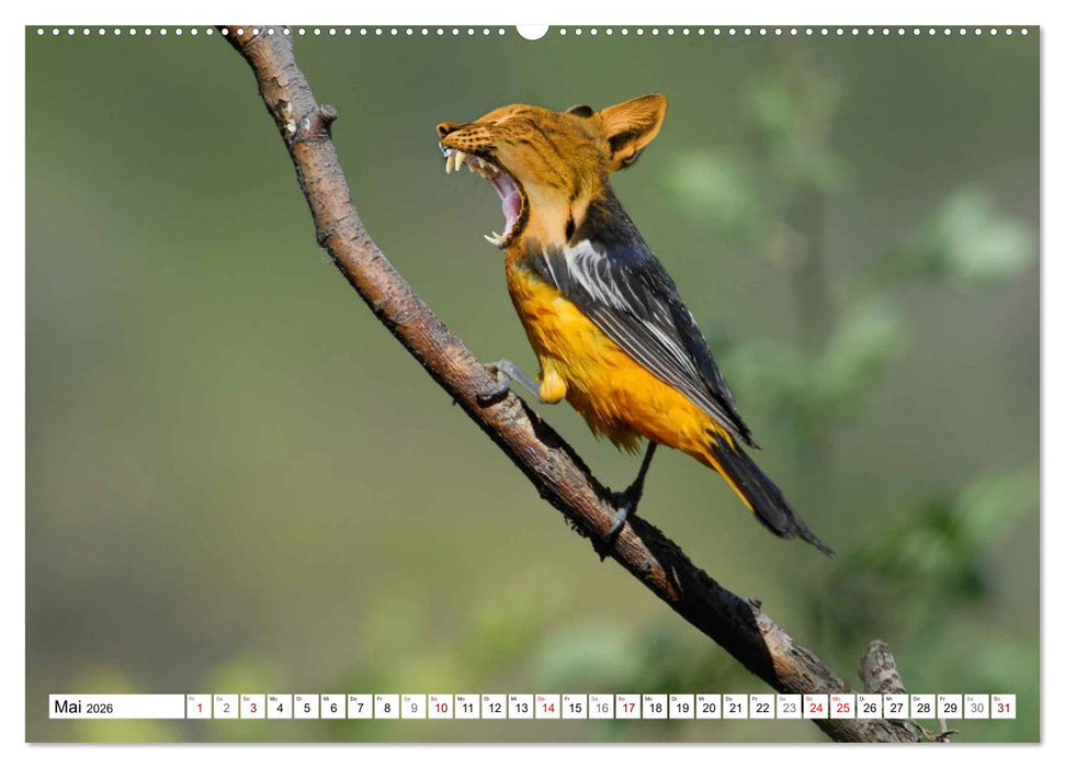 Lustige Tier-Hybriden (CALVENDO Premium Wandkalender 2026)