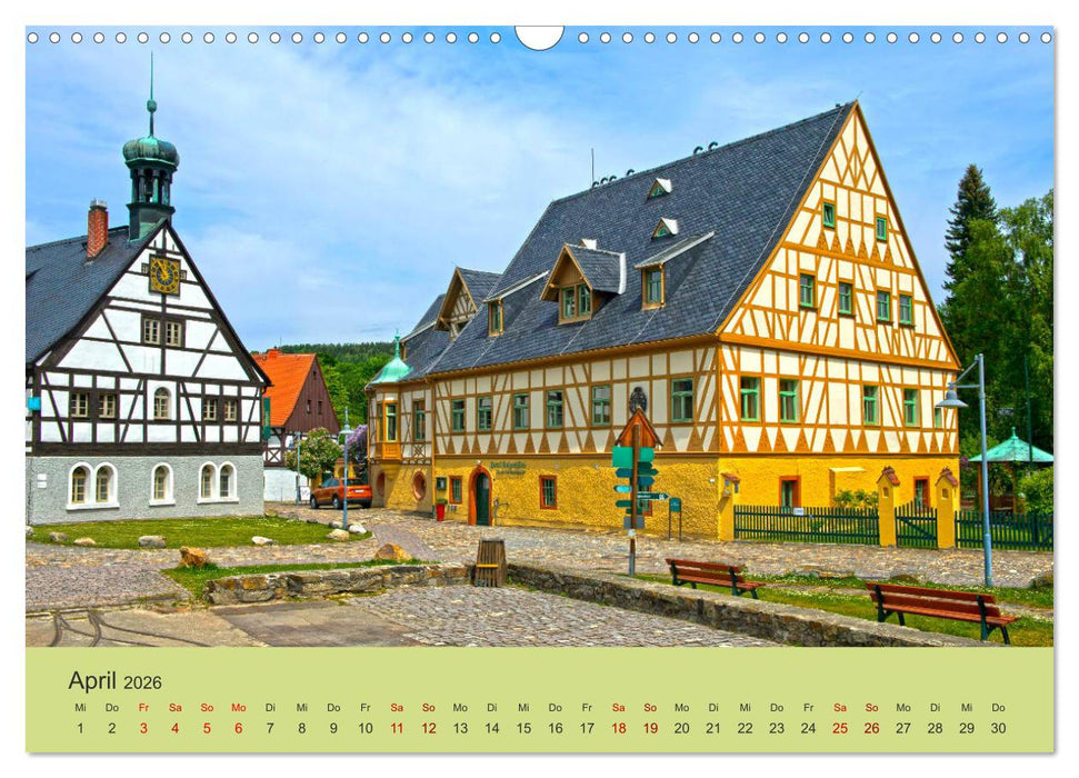 Das Erzgebirge Welterbe und Natur (CALVENDO Wandkalender 2026)
