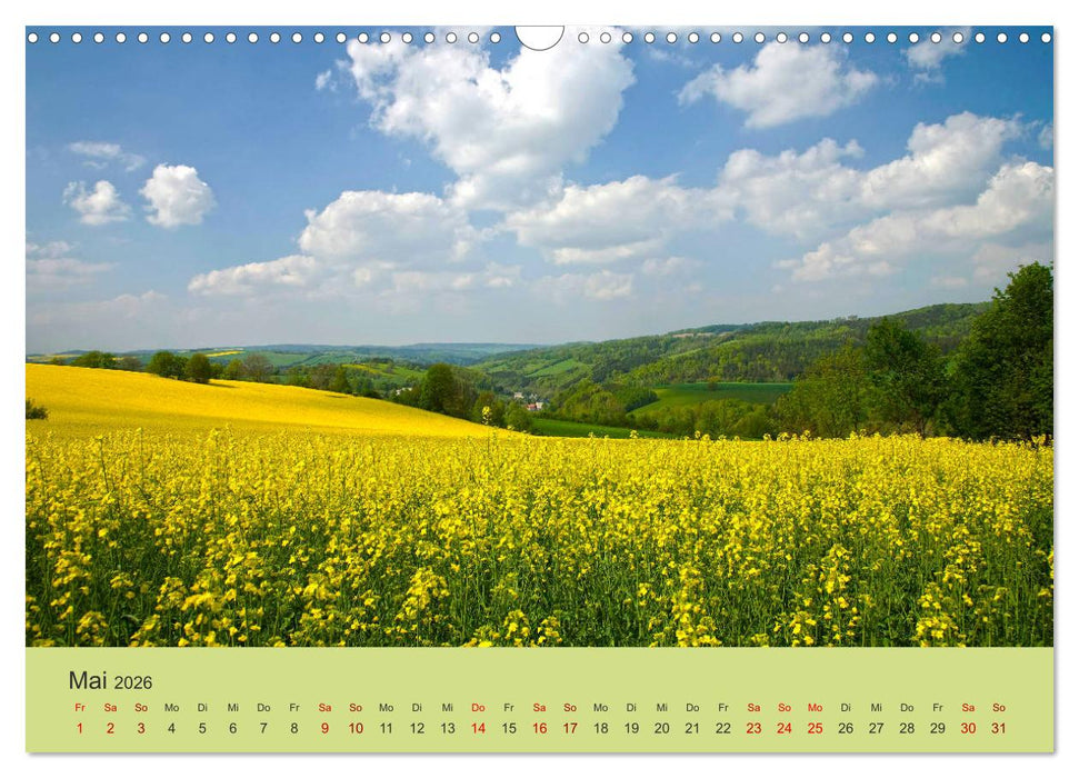 Das Erzgebirge Welterbe und Natur (CALVENDO Wandkalender 2026)