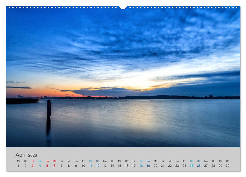 See- und Flußlandschaften in Brandenburg (CALVENDO Premium Wandkalender 2026)