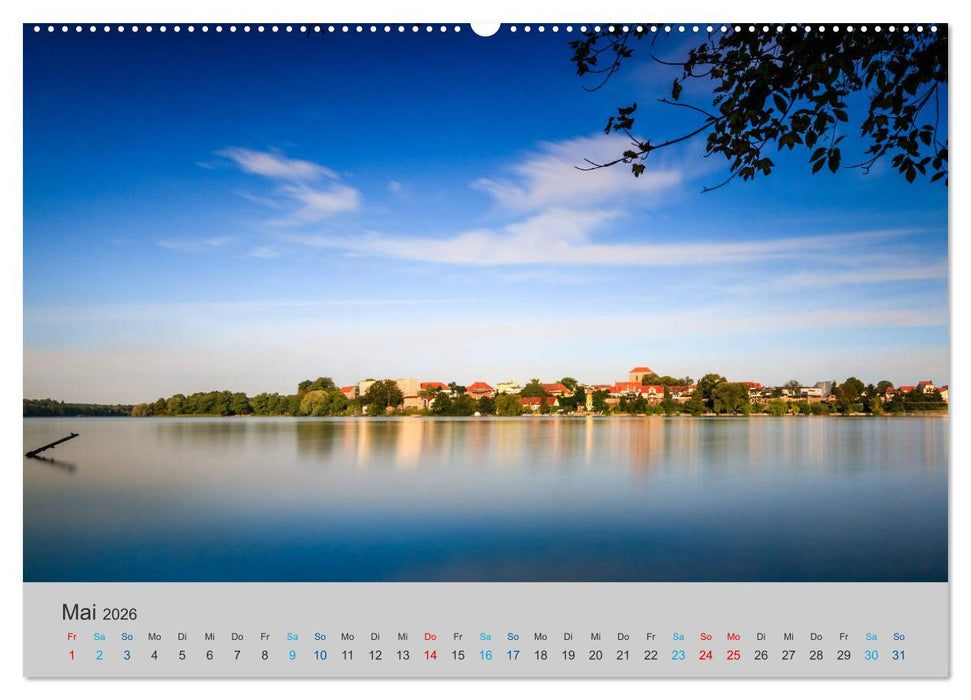 See- und Flußlandschaften in Brandenburg (CALVENDO Premium Wandkalender 2026)
