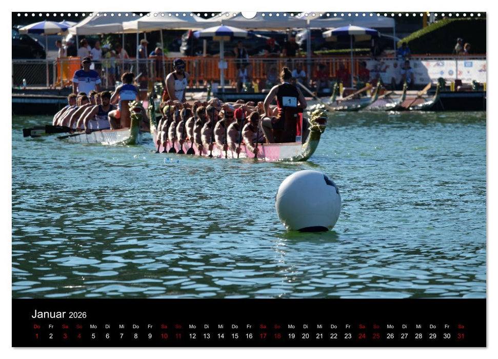 Drachenboot - MissionRome (CALVENDO Premium Wandkalender 2026)