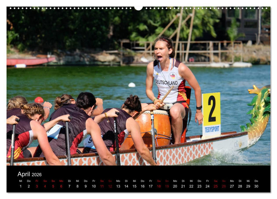 Drachenboot - MissionRome (CALVENDO Premium Wandkalender 2026)