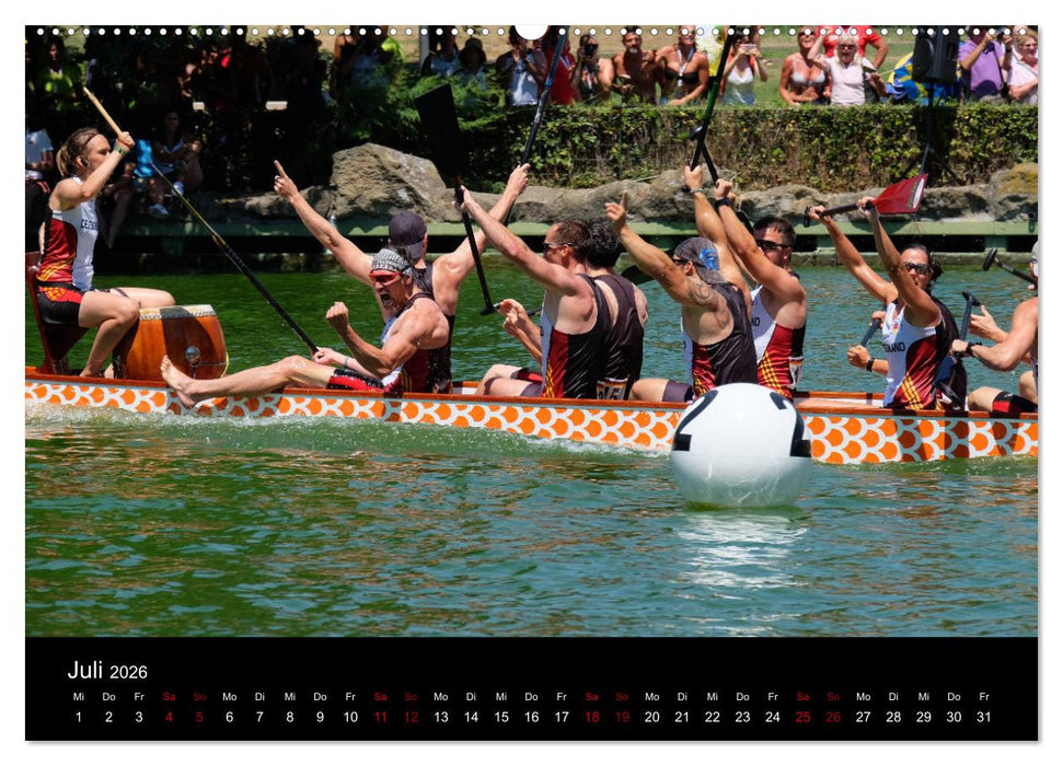 Drachenboot - MissionRome (CALVENDO Premium Wandkalender 2026)