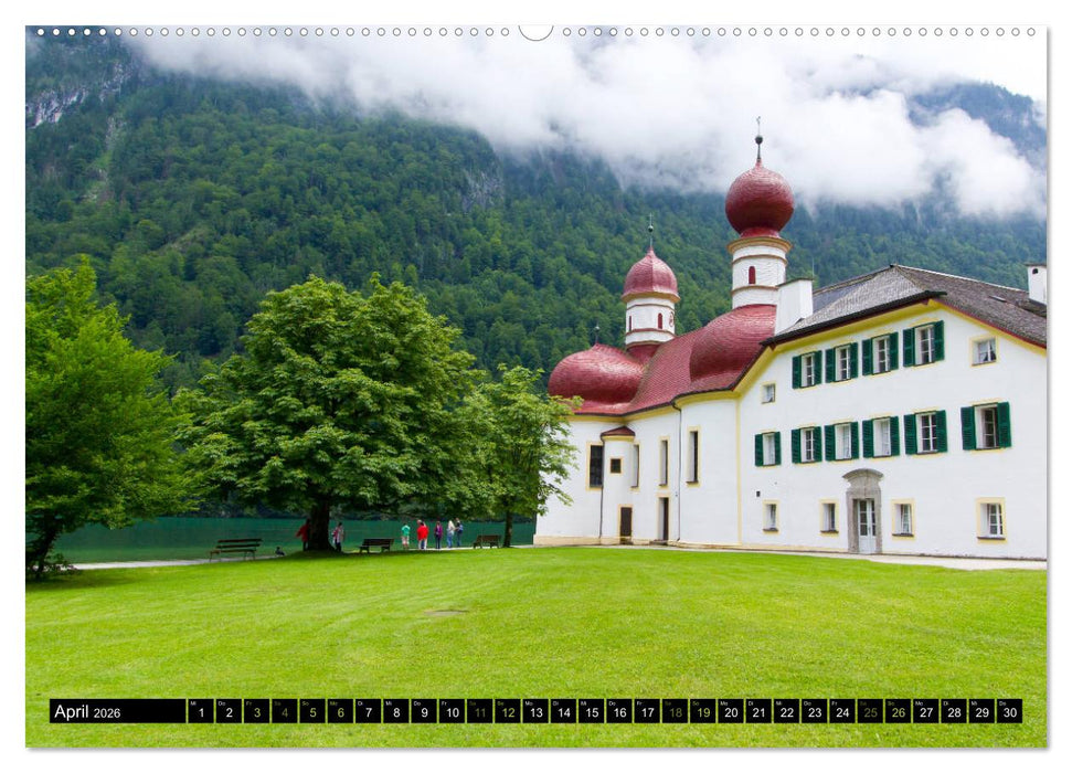 St. Bartholomä und der Königssee (CALVENDO Premium Wandkalender 2026)