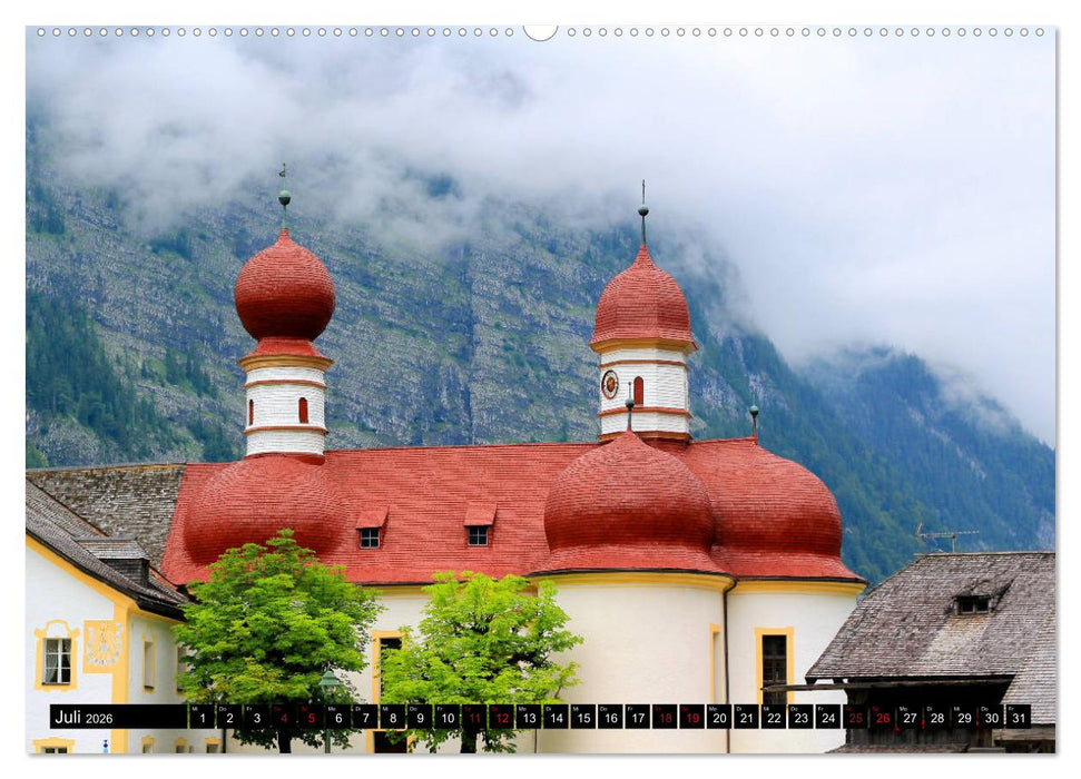 St. Bartholomä und der Königssee (CALVENDO Premium Wandkalender 2026)